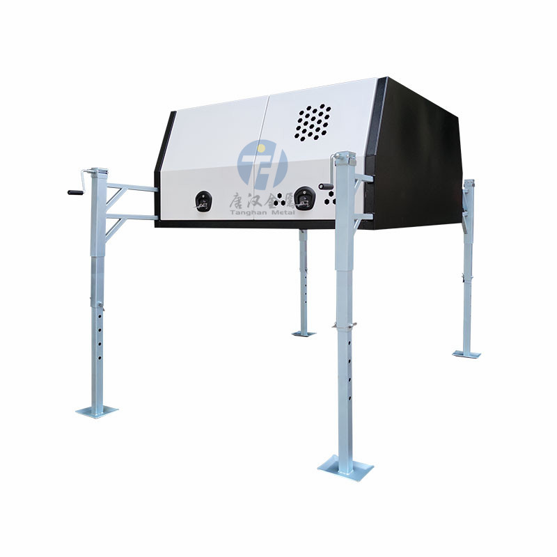 四千斤顶腿铝制 ute 车架和大铝盖